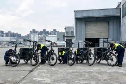 Cargo ebike fleet inspection